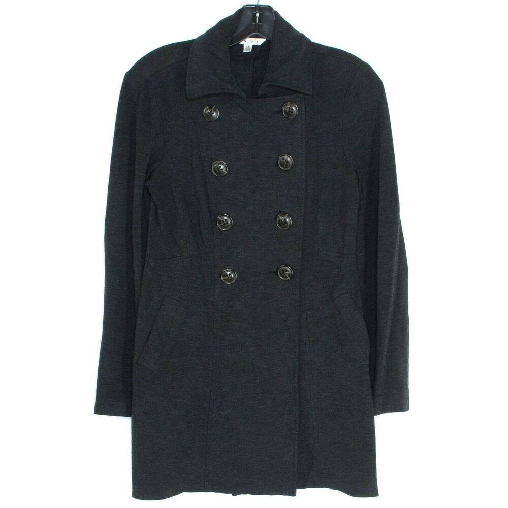 Cabi Ponte Jacket Double Breasted Work‎ Office Quiet Luxury Old Money Gray XS